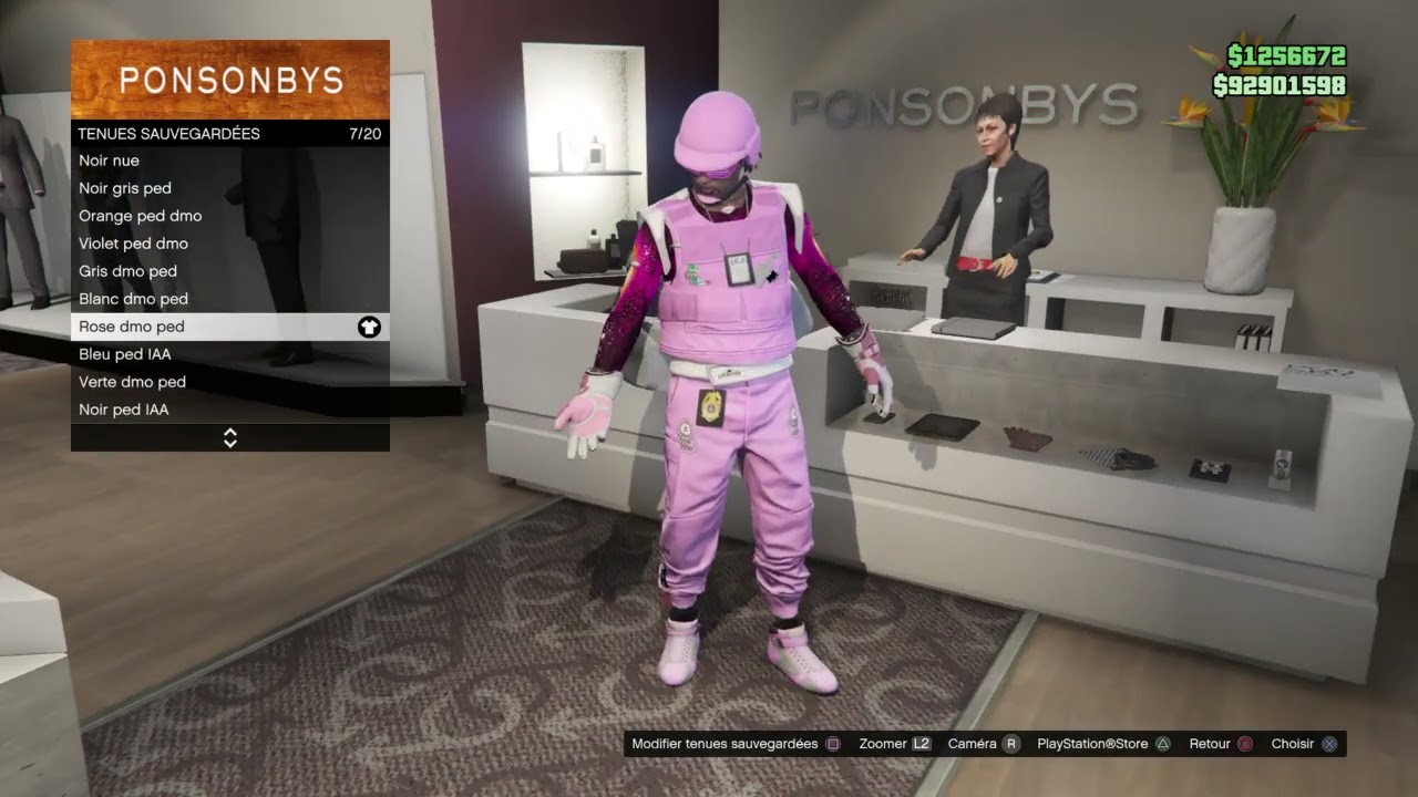 presentation de mes 20 tenues modder gta 5 online