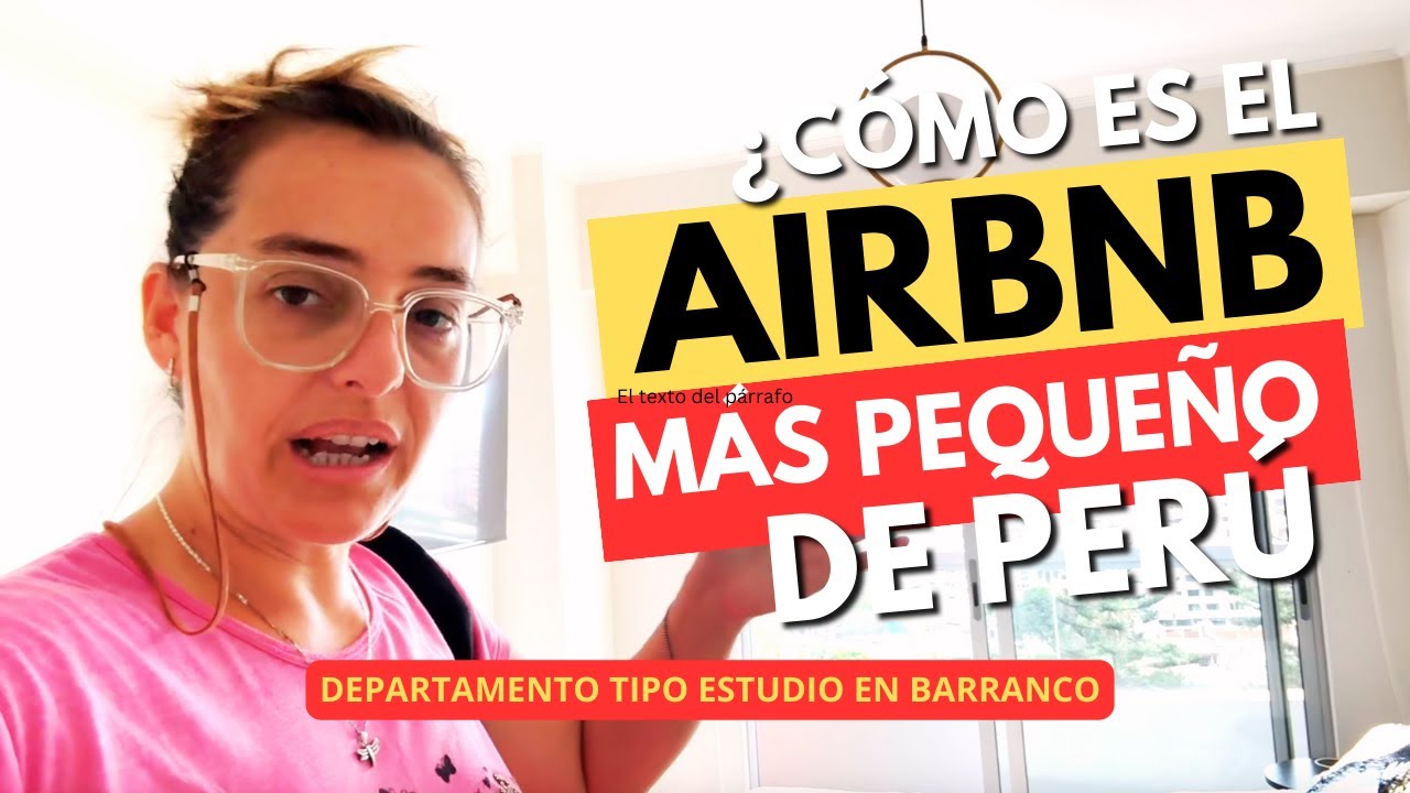 AIRBNB $34USD Por noche BARRANCO Perú, ¿Cómo es un STUDIO en Lima?