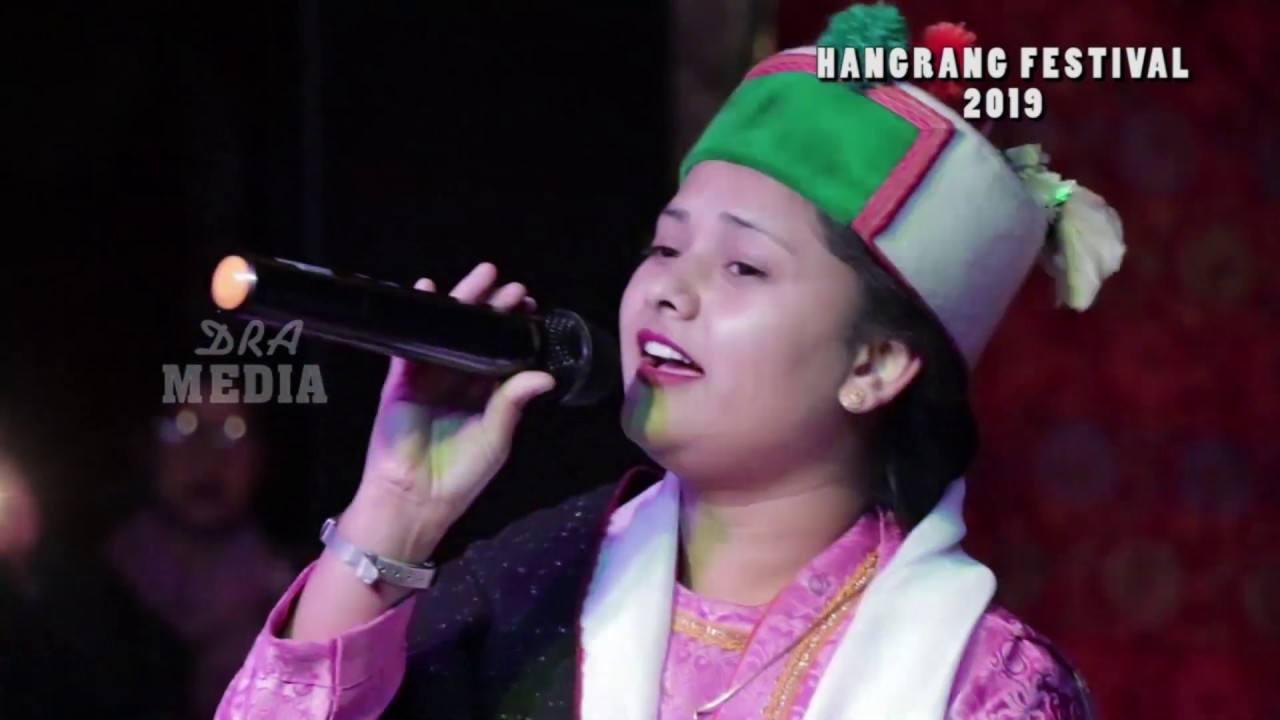 Rozy Sharma Laholi Singer Performing In Nako Hangrang Festival 2019