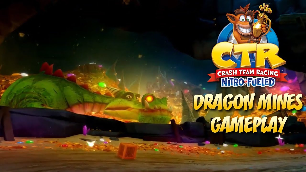 Crash Team Racing: DRAGON MINES GAMEPLAY!!