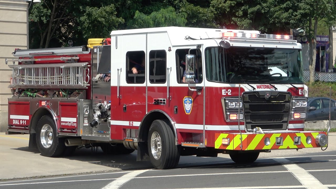 Waterbury FD *NEW* Engine 2 Responding