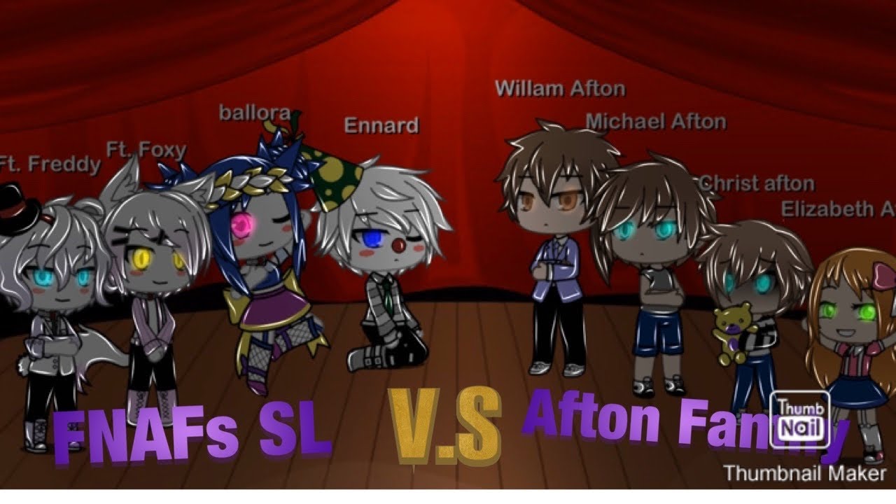 FNAFs sisters location vs The Afton Family |GLSB 2| read description before commenting