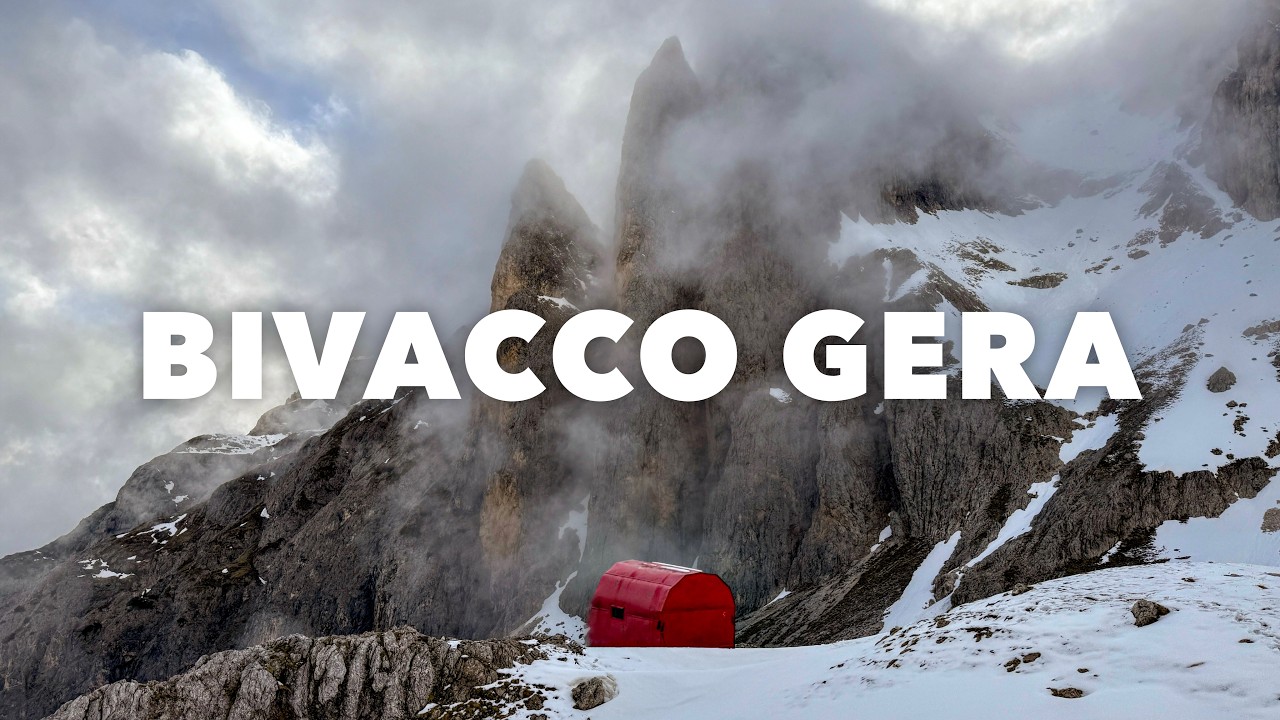 NOTTE AL BIVACCO GERA DA AURONZO DI CADORE | DOLOMITI DI SESTO  [4K]