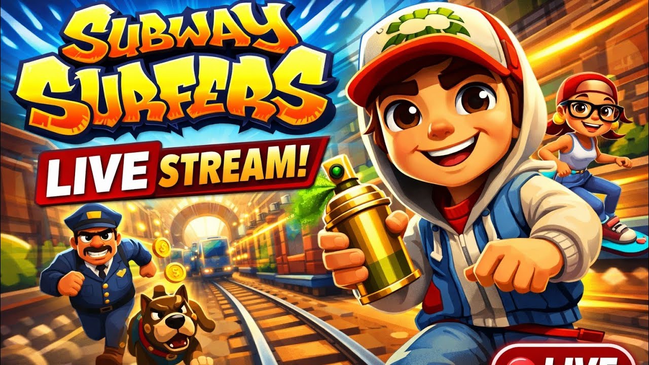 Subway Surfers Only One Line Jump Challenge #gyangaming #live #shortfeed