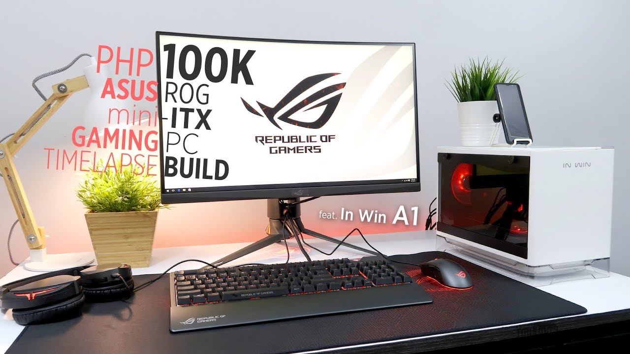 Php100k ASUS ROG mini-ITX Gaming PC  Time Lapse Build ft. In Win A1