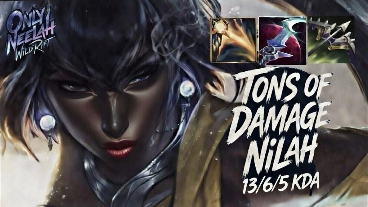 Wild Rift - Jungle Nilah VS Ezreal (KDA 13/6/5)