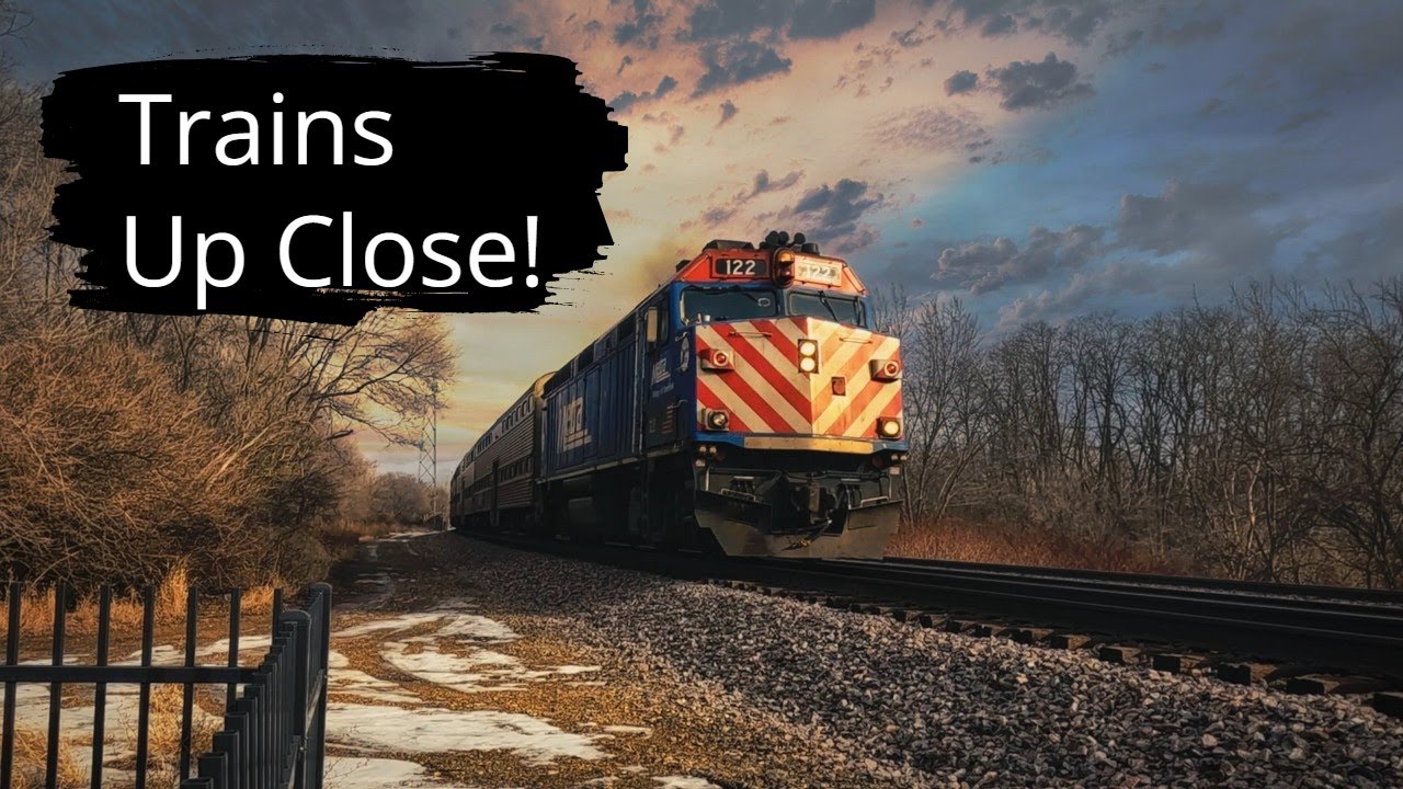 Trains Up Close at Lisle! | Southwest Chief, Metra, & BNSF Freights in Action (February Railfan Day)