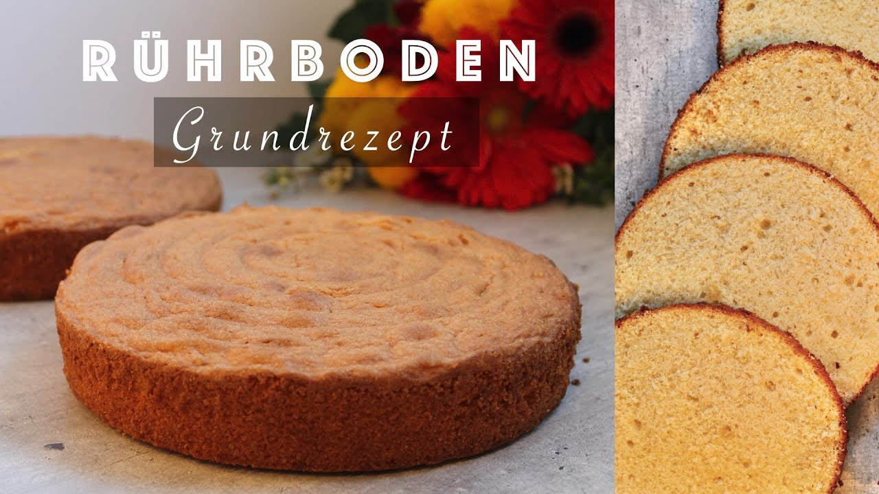 Rührteig Grundrezept | saftiger Rührkuchen/Rührboden| perfekt für hohe & Motivtorten | Pandispanya