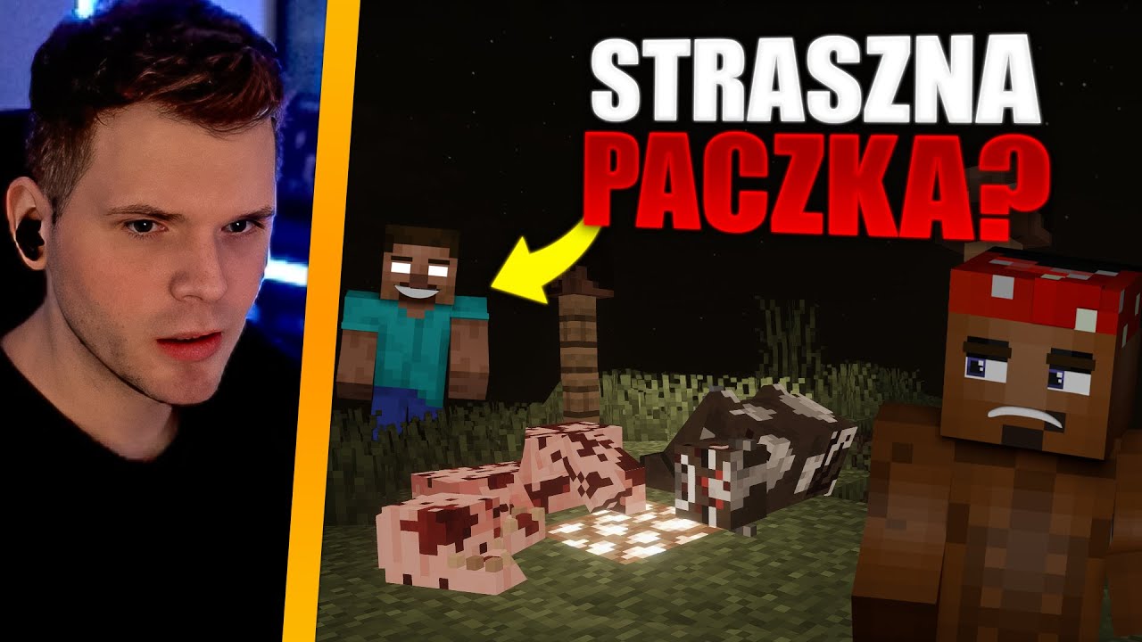 GUCIO | MINECRAFT: Cave Horror Project #1 I STRASZNA PACZKA? | NAJLEPSZE MOMENTY STRIMA #862