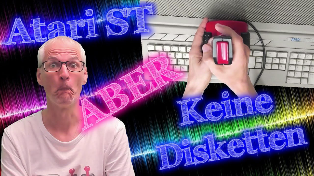 🙆‍♂️Atari ST keine echten Disketten😯 + Spiele download 😃💎 (Retro und Games)