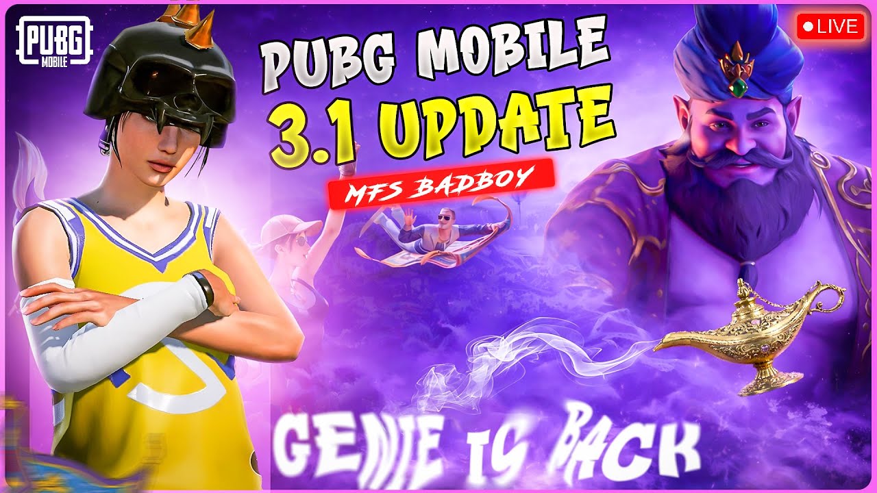 LIVE 🔥 PUBG Old Memories 😍 | Genie + Flying Carpet (PUBG Mobile/BGMI)