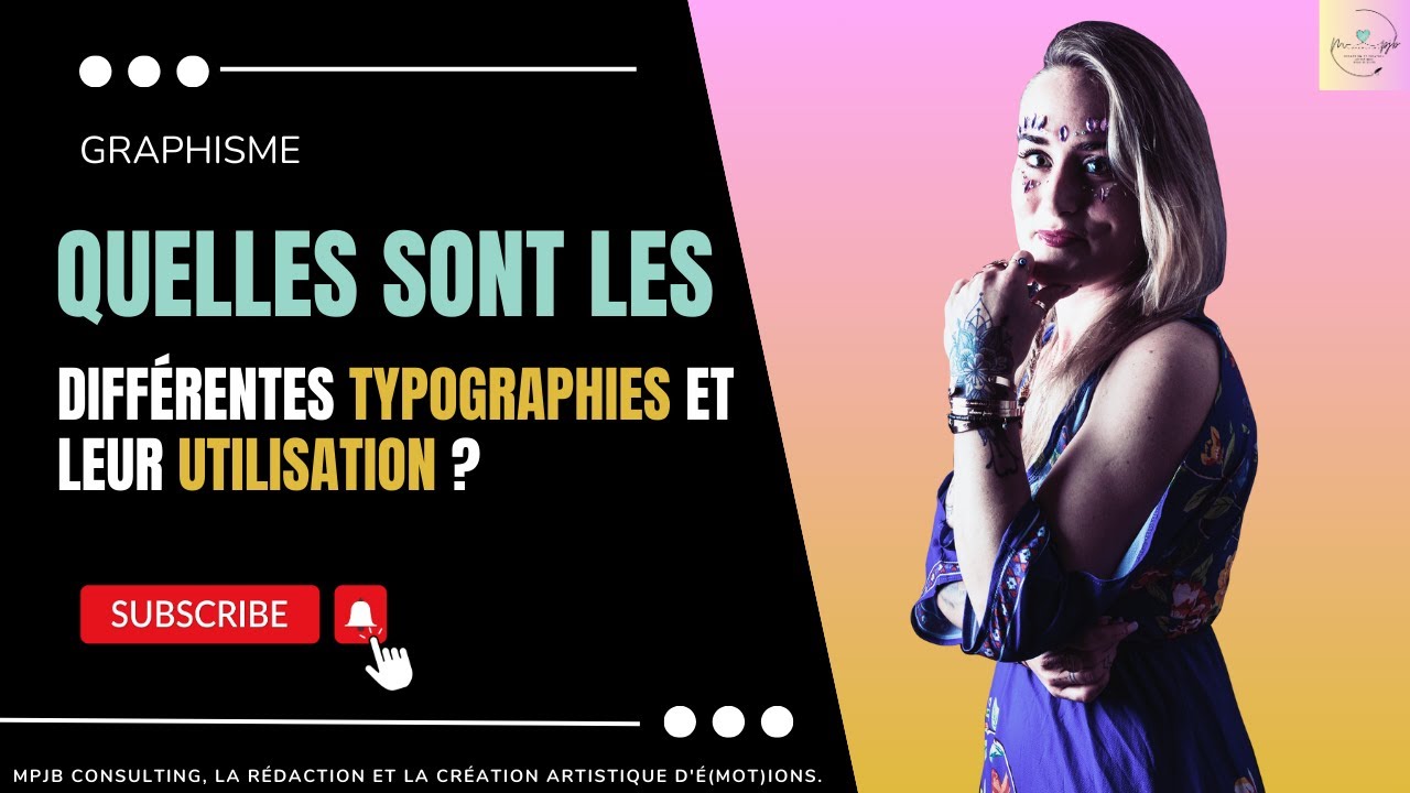 ✨ Quelles sont les différentes typographies et leur utilisation dans la conception graphique ?