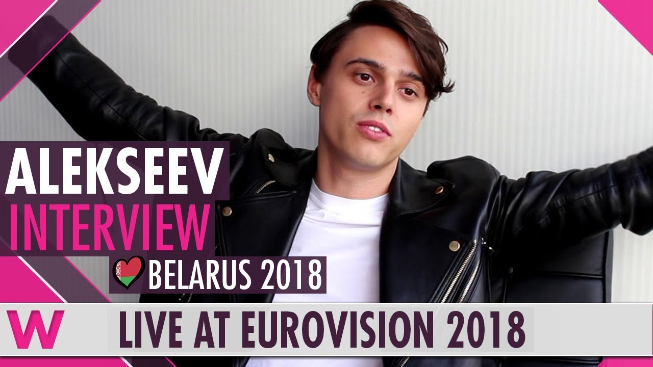 Alekseev (Belarus) Interview  @ Eurovision 2018 | wiwibloggs