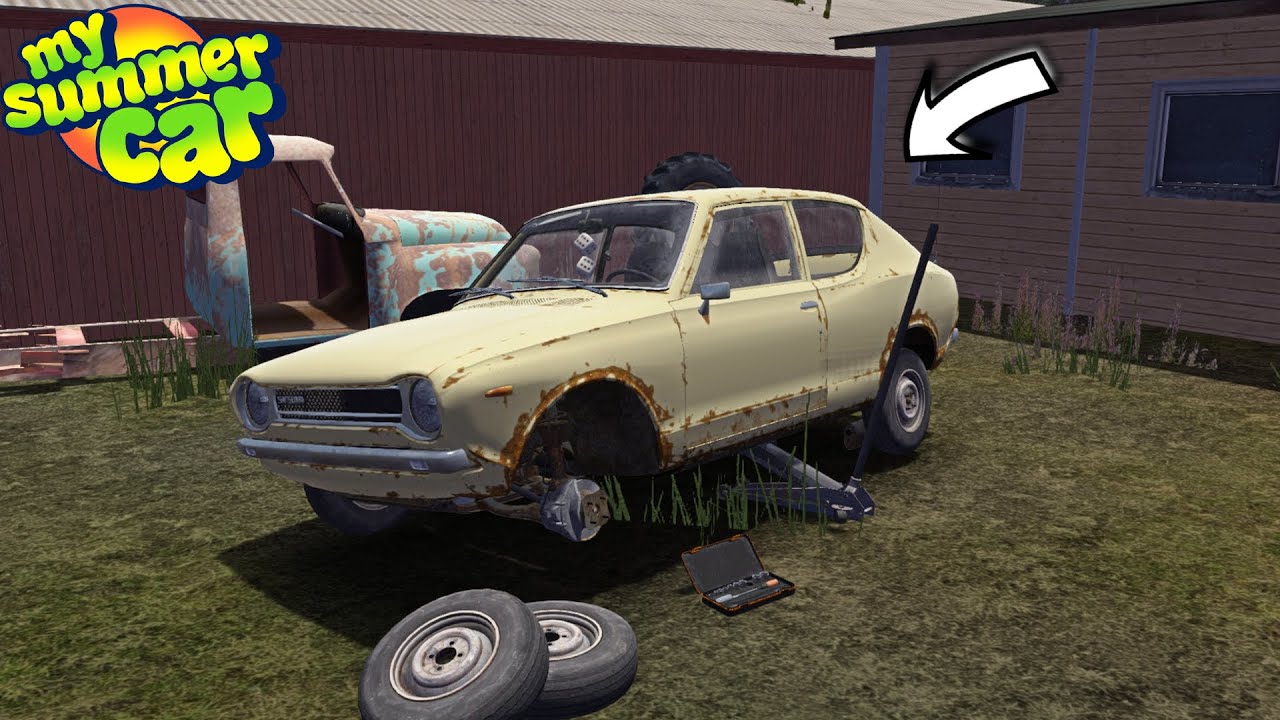 PICKING UP A SCRAP LEMON SATSUMA FROM THE BODY PANEL SELLER - CAN I FIX IT? | My Summer Car