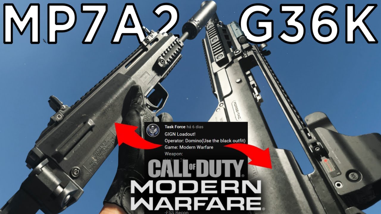 HK G36K (Holger-26) & HK MP7A2 (MP7) Gameplay | Call of Duty Modern Warfare (PS5)