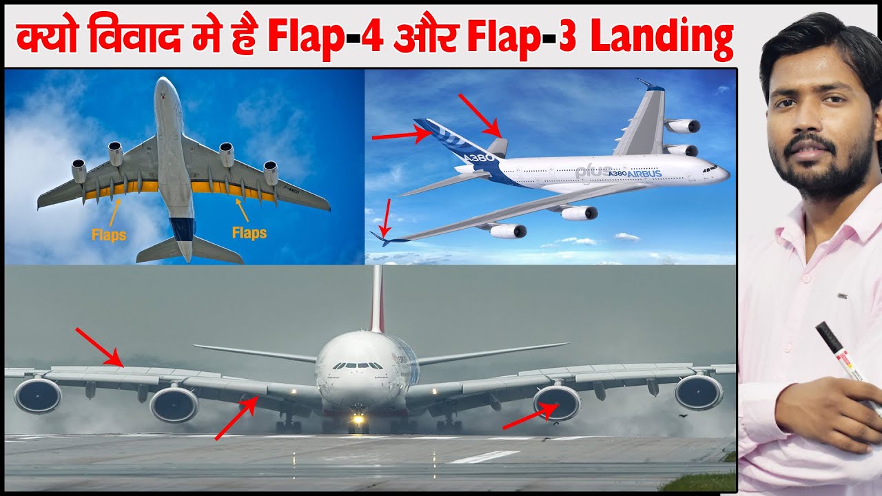 Flap 3 And Flap 4 Landing | Spoiler | Slate | Airplane Stabilizer | Elevator | Rudder | Ailerons