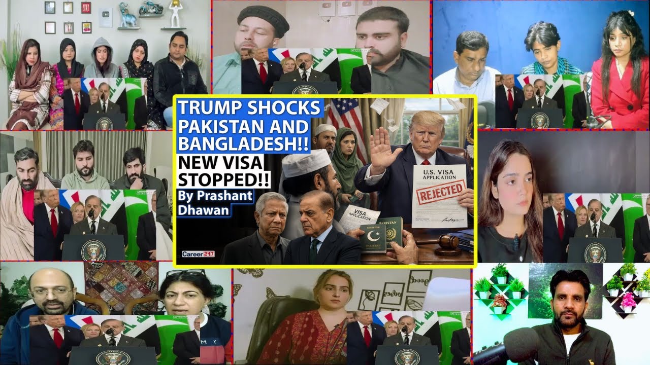 TRUMP SHOCKS PAKISTAN AND BANGLADESH!! New Visa Stopped for Both Countries!! By Prashant Dhawan