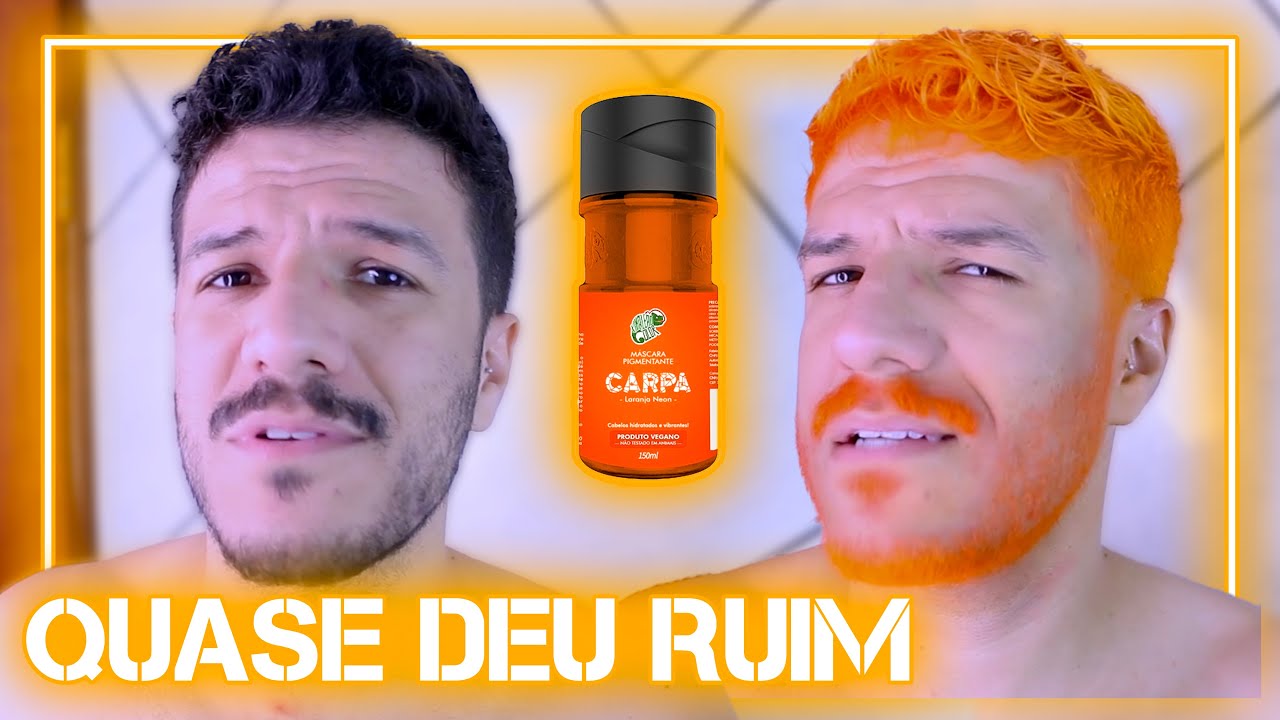 TUTORIAL: COMO PINTAR O CABELO DE RUIVO | LARANJA CARPA | JADSON NOBRE