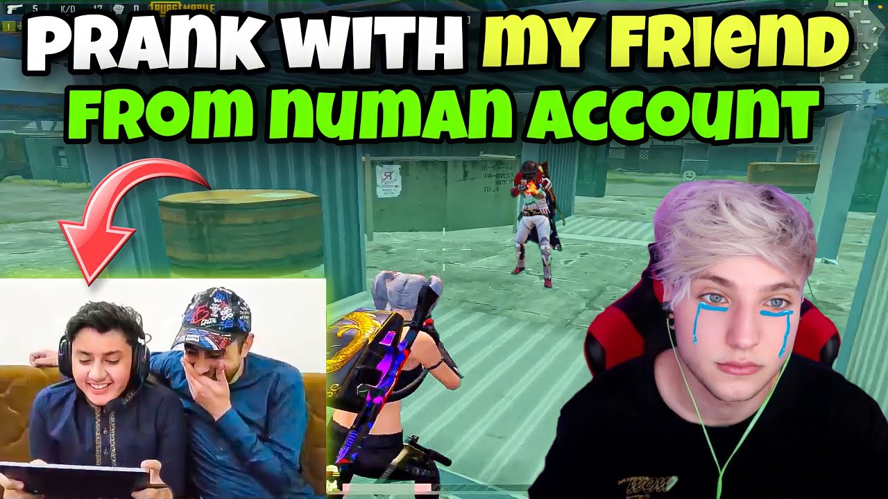 PRANK WITH MY FRIEND FROM NUMAN ACCOUNT 🤣 | 10 AIRPLANES CHALLENGE | 1 VS 1 TDM | PUBG MOBILE