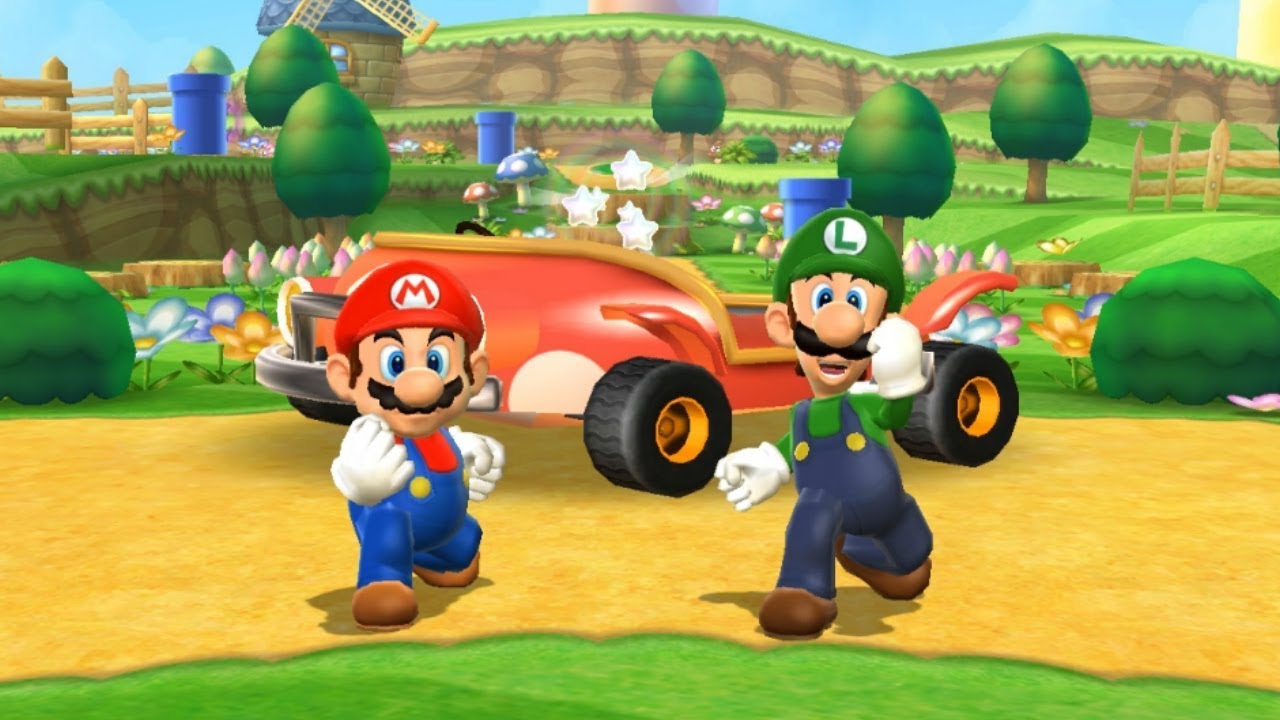 Mario Party 9 - Mario vs Luigi - Toad Road