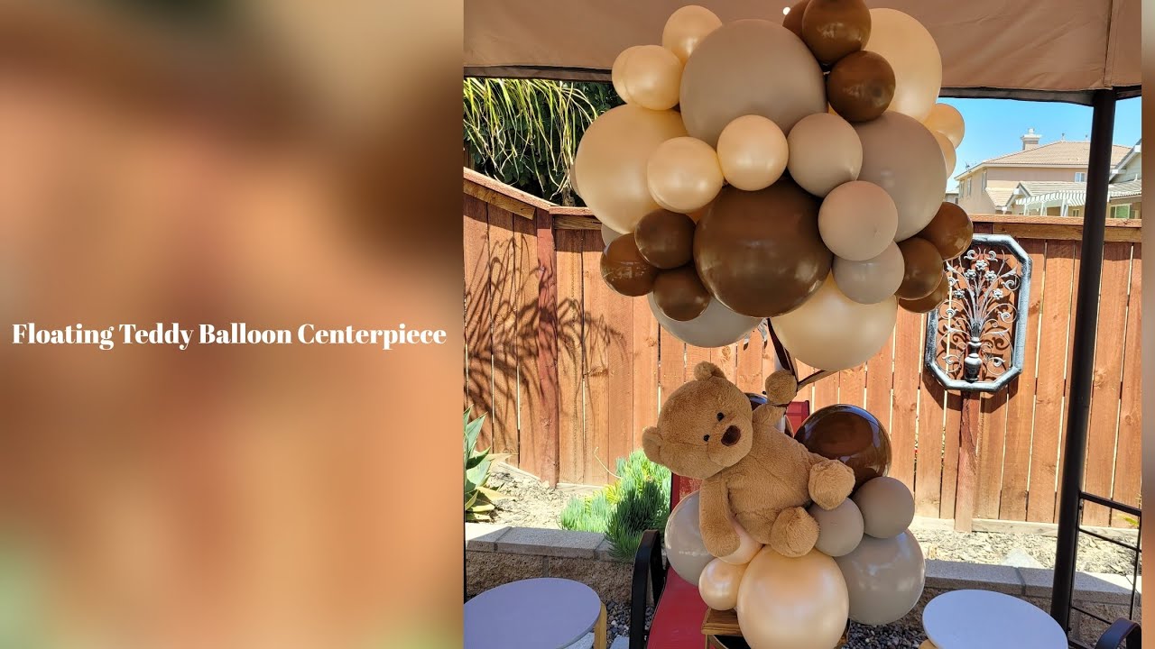 LET'S CREATE: FLOATING TEDDY BEAR BALLOON CENTERPIECE TUTORIAL REVISED/THE NEW AND IMPROVED VERSION