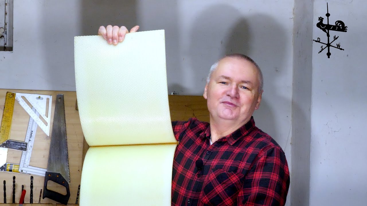 Robię węzę pszczelą na matrycy poliuretanowej