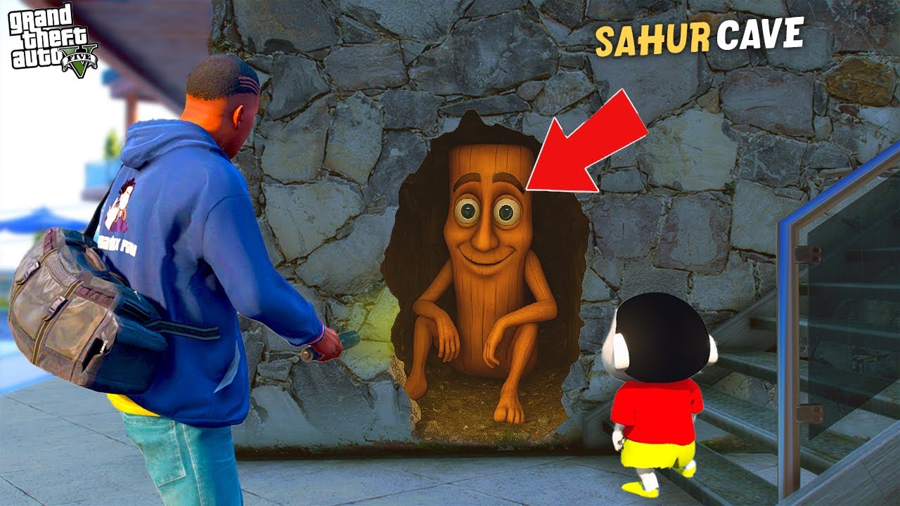 Shinchan and Franklin Found TUNG TUNG TUNG SAHUR Secret Cave In GTA 5 | Paradox FTW