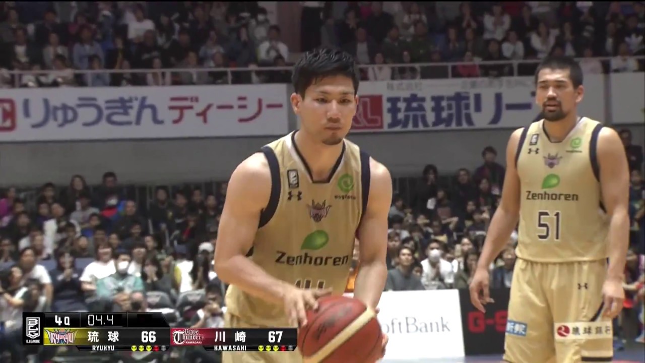 琉球ゴールデンキングスvs川崎ブレイブサンダース｜B.LEAGUE第27節 GAME2Highlights｜04.08.2018 プロバスケ (Bリーグ)