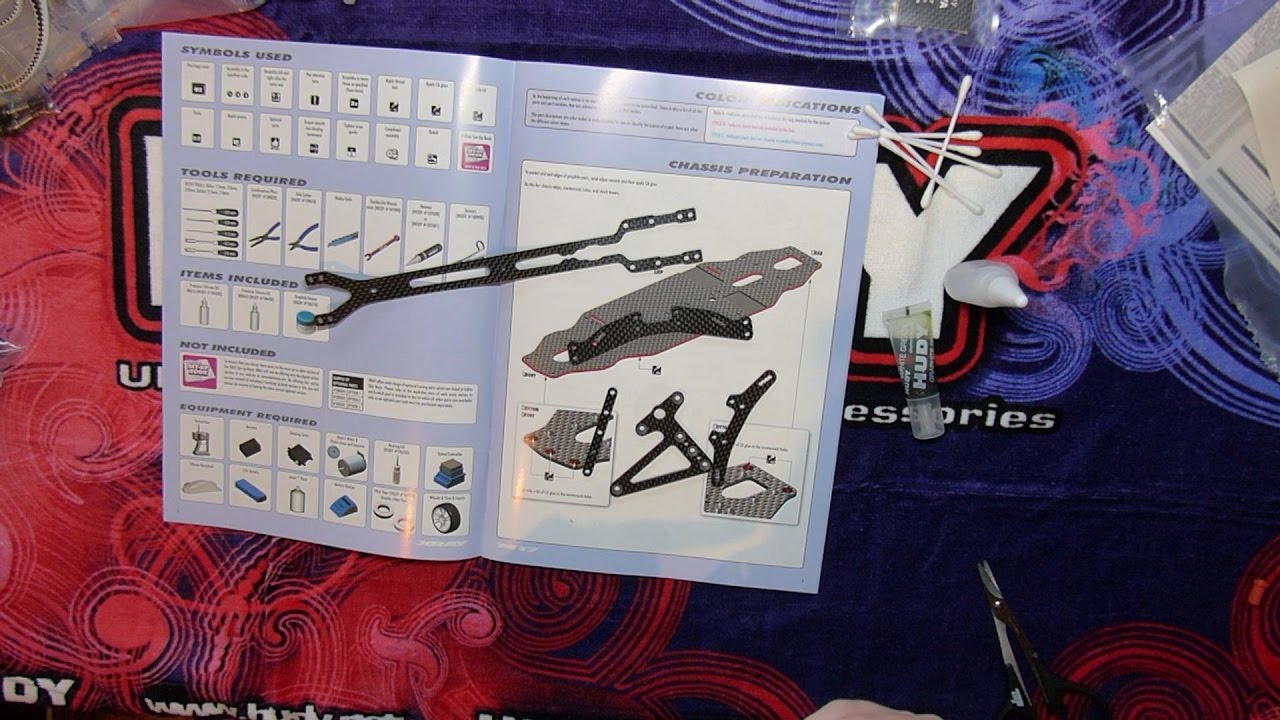 Aufbau X-Ray T4 2017 Part 1 Karbonteile versiegeln