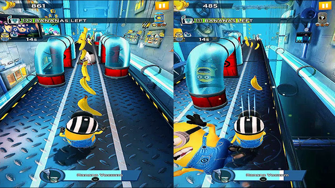 Despicable Me Minion Rush, Episode 45 - Cool Fullscreen Reverse Android Gameplay.