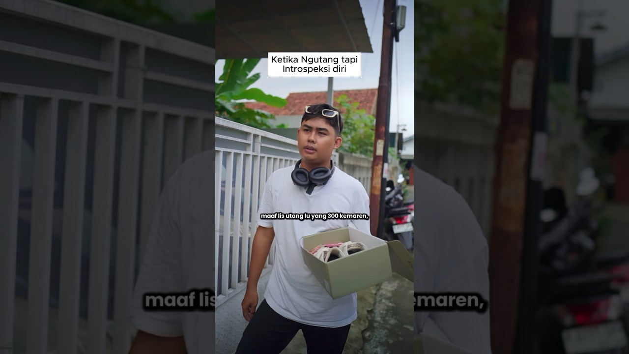 Ketika ngutang tapi introspeksi diri🙏🏻