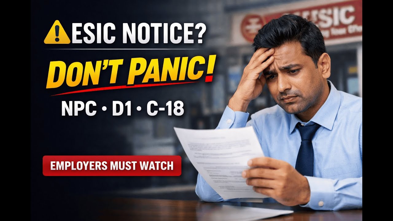 ESIC Notice? Do not Panic.