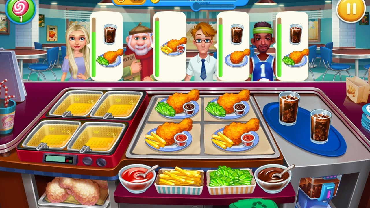Crazy Chef: Fast Restaurant Cooking Games Play