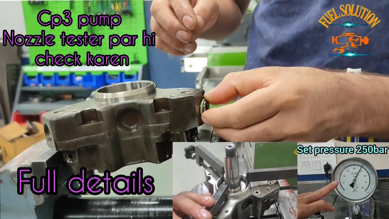 Bosch Cp3 Pump rebuild | Cp3 Pump Repair | Cp3 Pump Testing | How to Repair Bosch Cp3 Pump