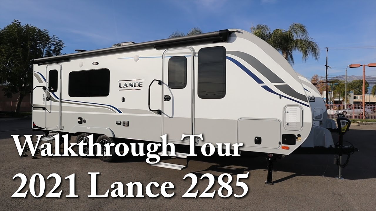 Showcasing the 2021 Lance 2285 Travel Trailer from Galaxy Campers in Ontario, CA