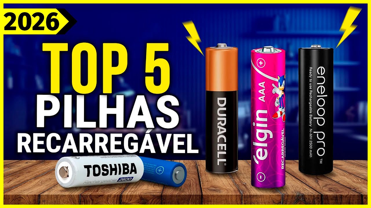 As 5 Melhores Pilha Recarregavel / Pilhas Recarregaveis De 2026! - Tem AA e AAA!