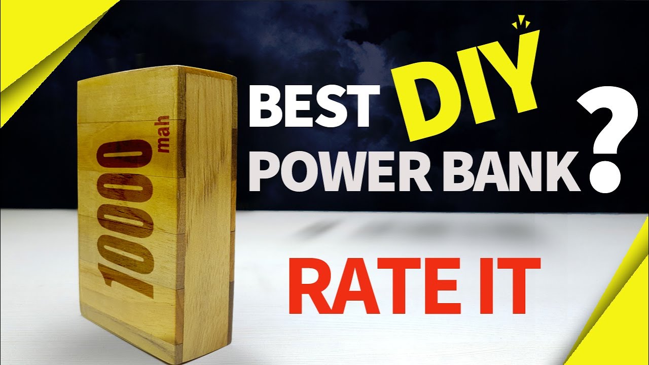 Diy Wooden Power Bank || How To Make Power Bank At Home