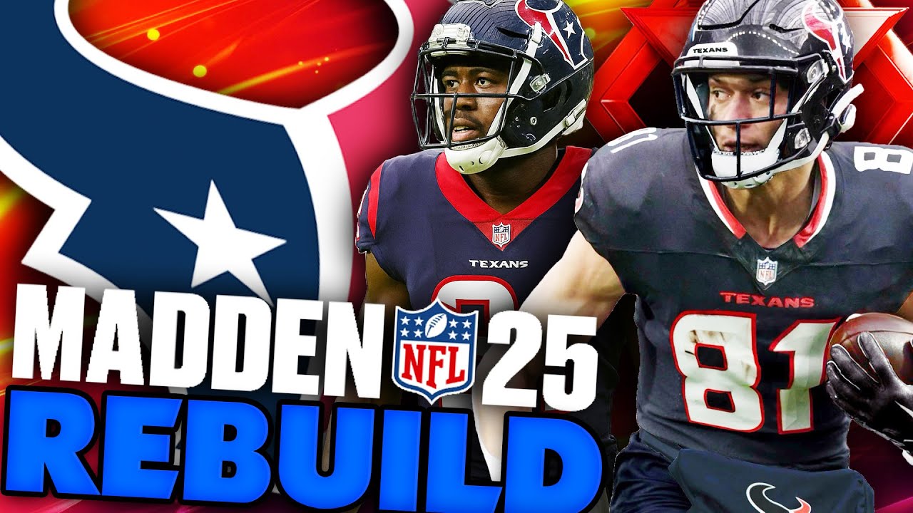 Nick Chubb Gets 16 TDs! Jayden Higgins and Nick Chubb Houston Texans Rebuild! Madden 25 Franchise