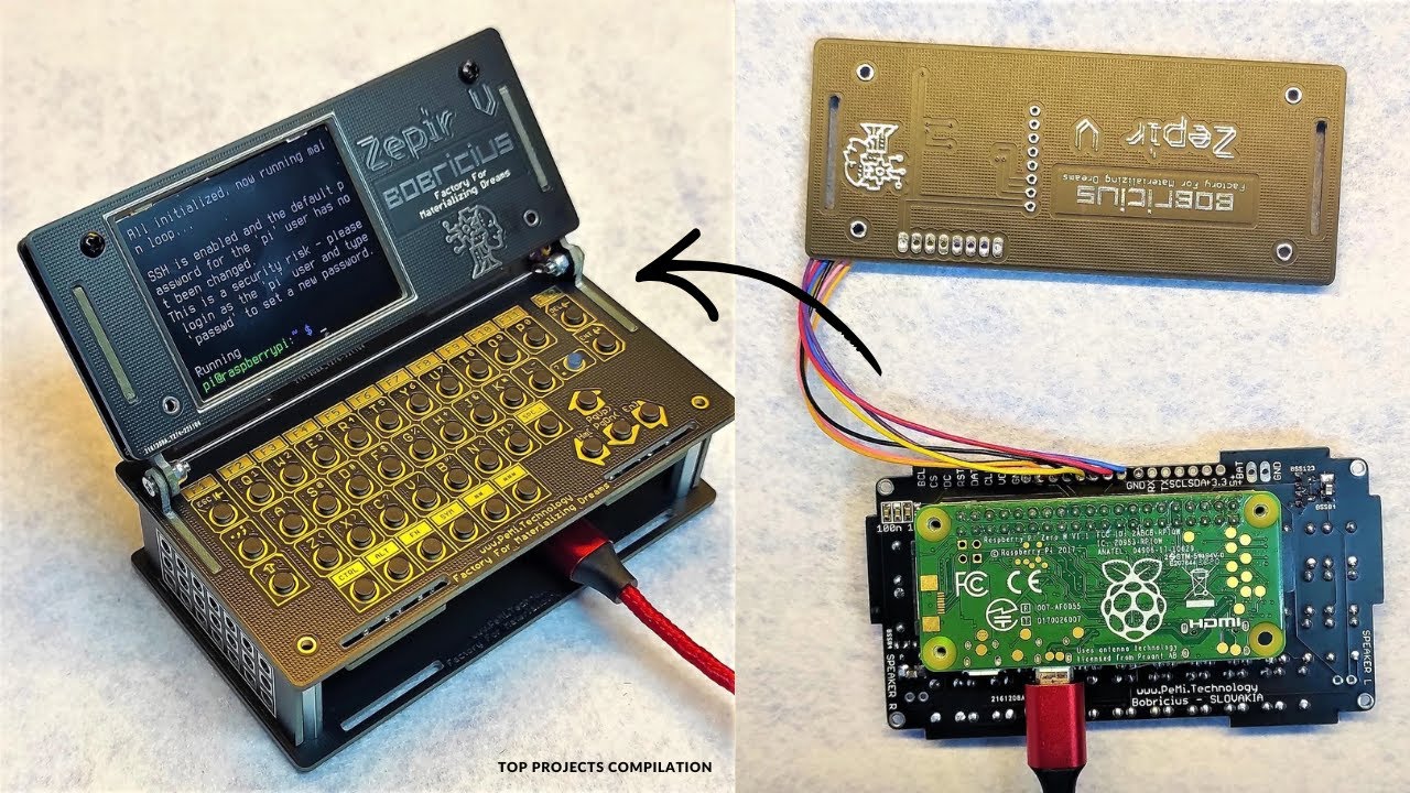 Мини-ноутбук на Linux! (Ещё 11 проектов для Raspberry Pi)
