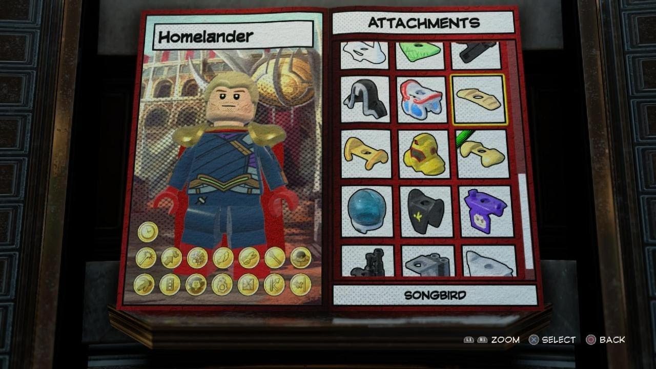 How to make Homelander in Lego Marvel Superheros 2
