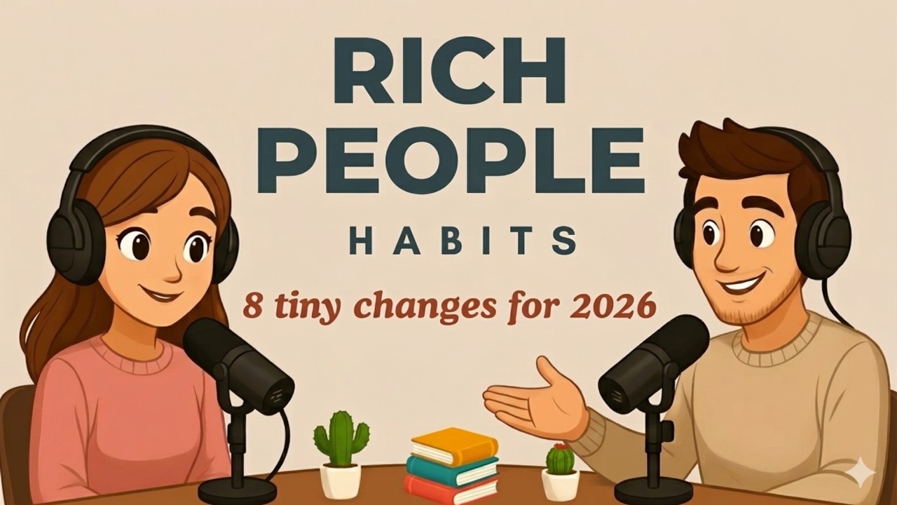 English Podcast for Easy English Conversation | 8 TINY Habits to Become Financially Literate In 2026