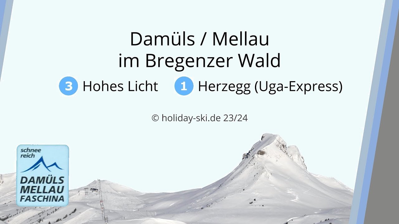 Dam&uuml;ls/Mellau Piste 3 1  (Hohes Licht - Herzegg (Uga-Express))