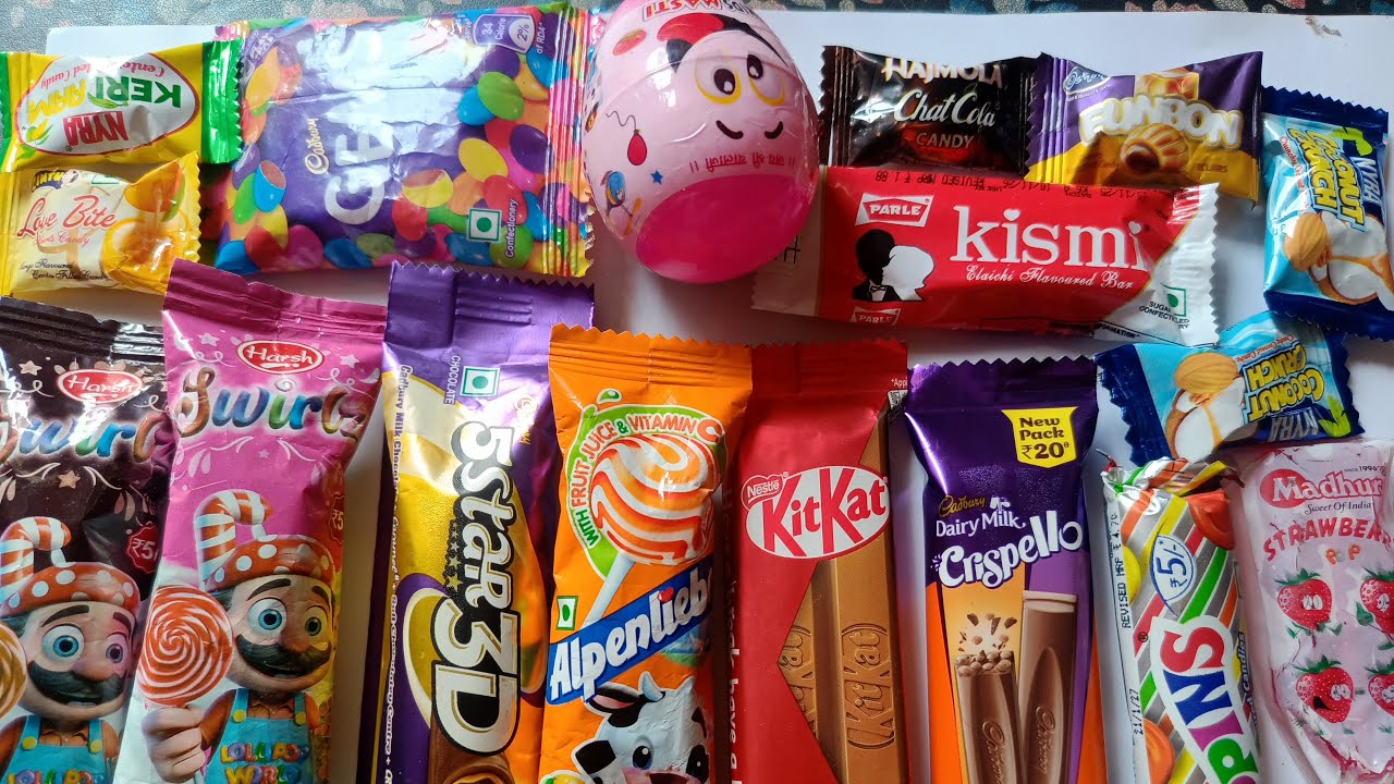 Candy chocolate unboxing video, some lots of Candy #chocolate #asmr #live