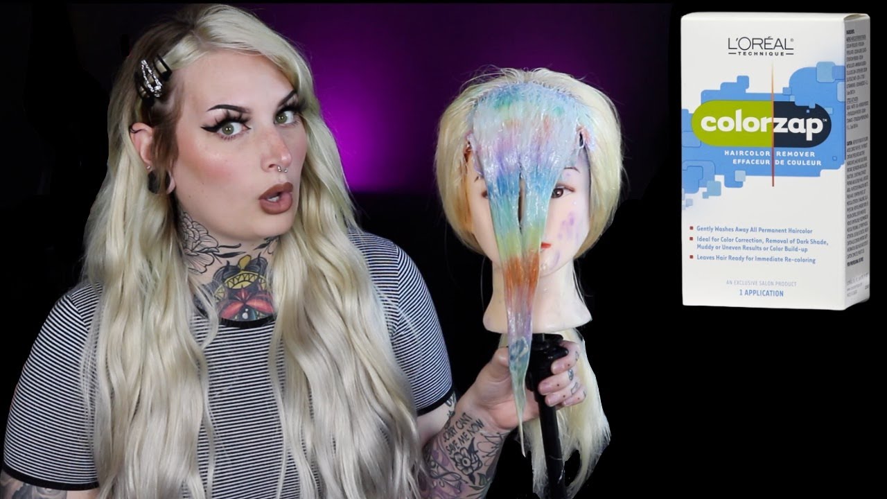 Trying Loreal Color Zap!