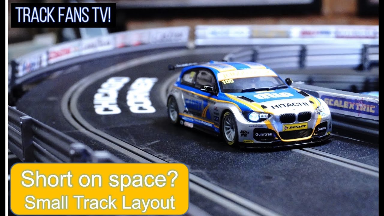 Track #87 - Scalextric 2021: No Space at home!? Check out the Small Scalextric Track Layout