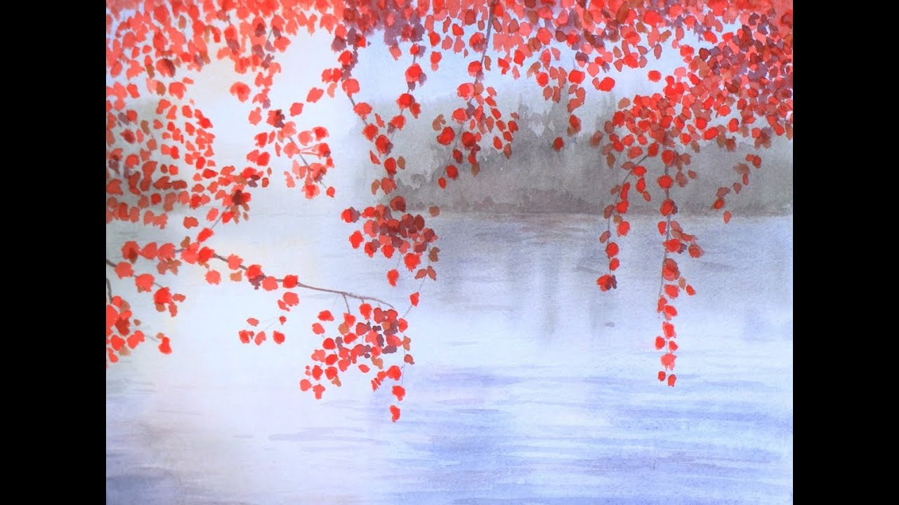 Cómo pintar fácilmente un paisaje en acuarela - Arte Divierte.