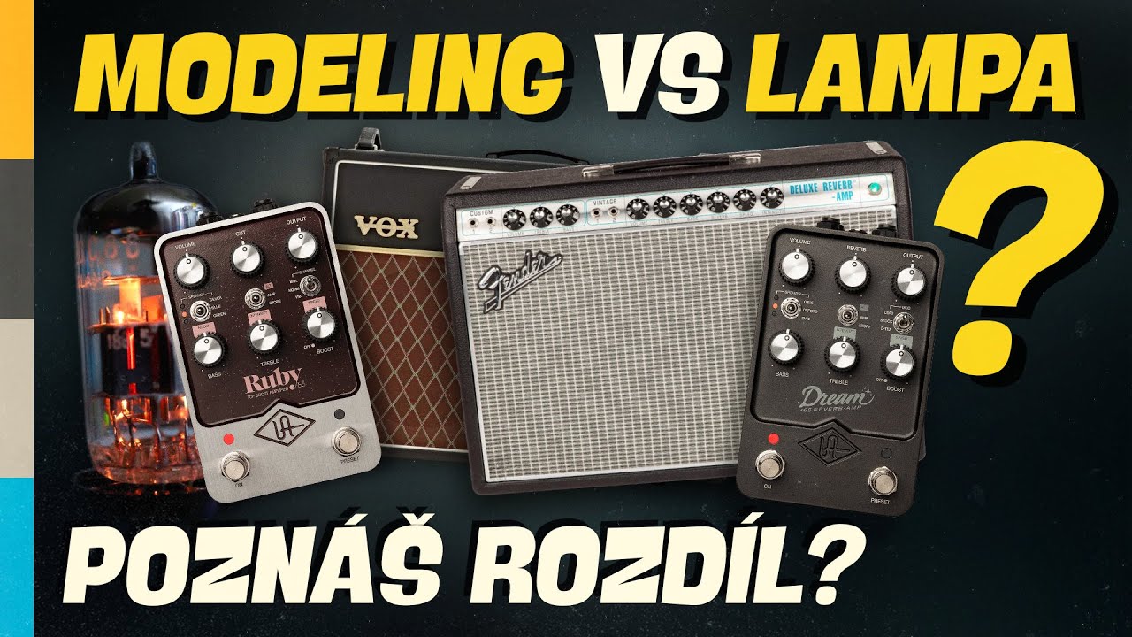 TEST: Kytarový LAMPOVÝ zesilovač vs DIGITÁLNÍ amp MODELING