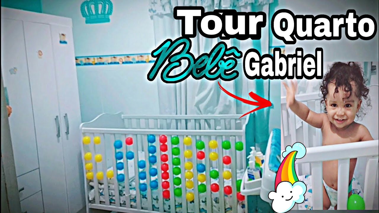 Tour Quarto do Beb&ecirc; simples e bonito.