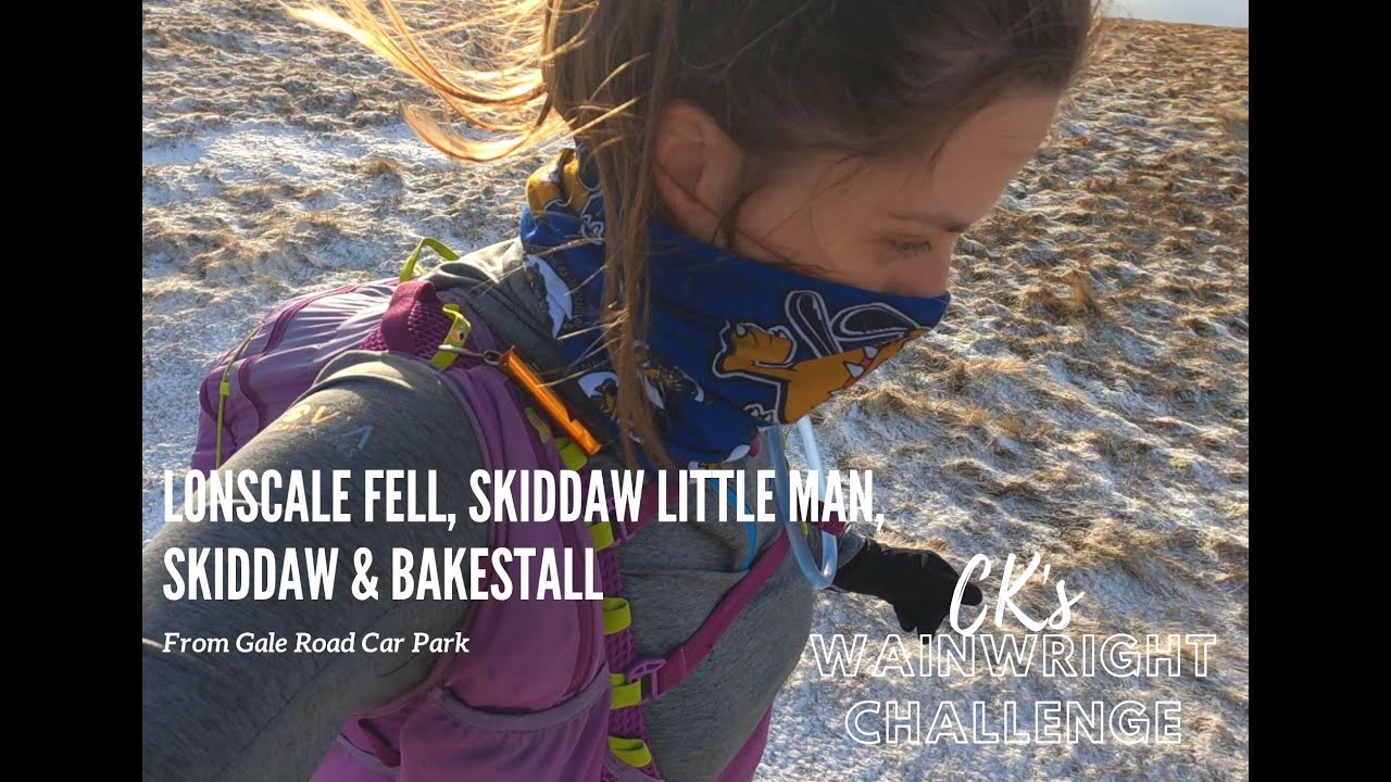 CK's Wainwright Challenge - Lonscale Fell, Skiddaw Little Man, Skiddaw & Bakestall from Gale Road.