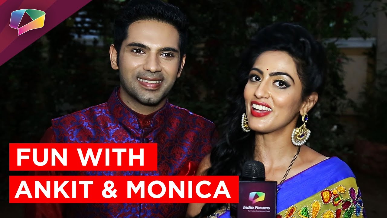 Fun challenge with Thapki... Pyaar Ki stars Ankit & Monica Khanna